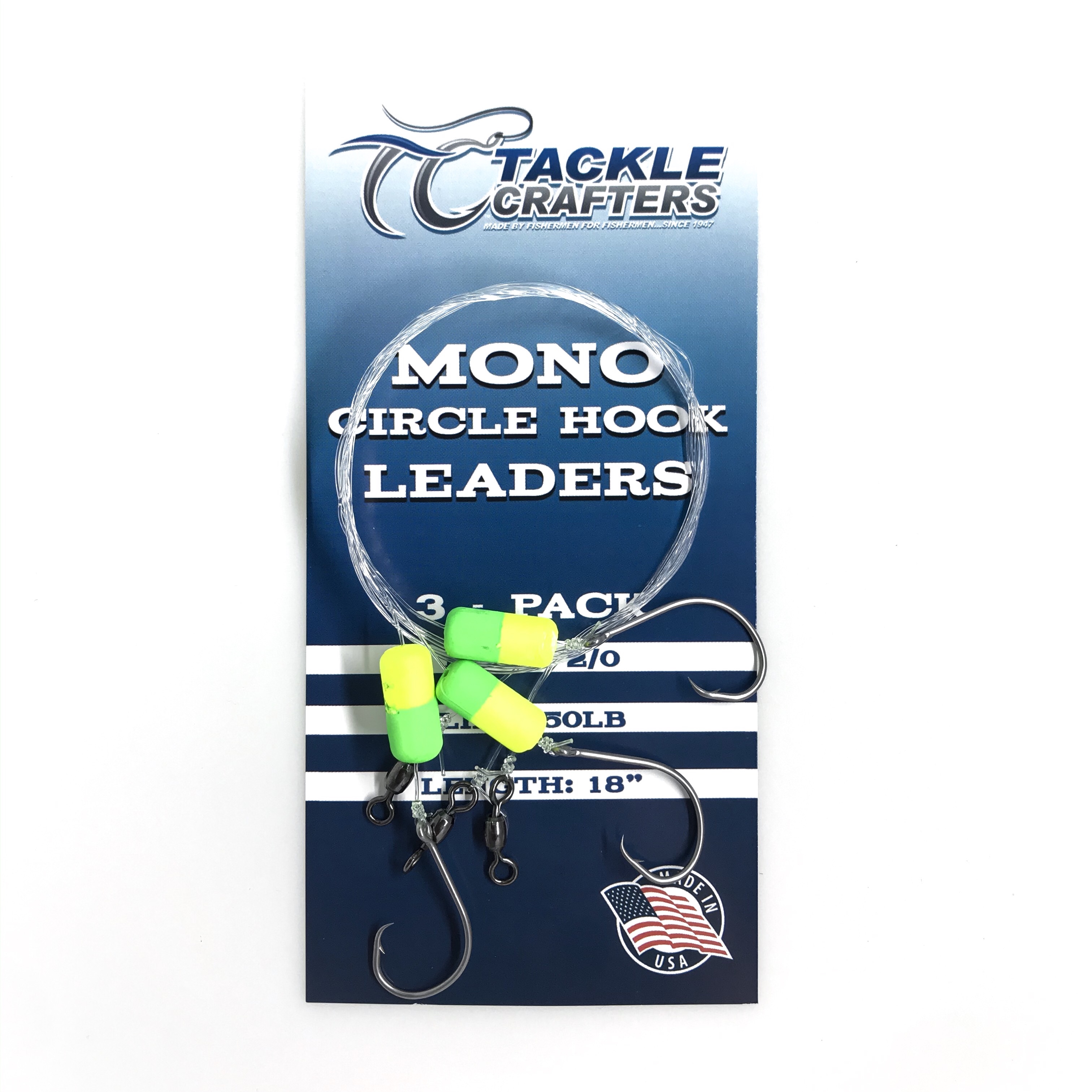 Mono Circle Hook Leader 3 Pack