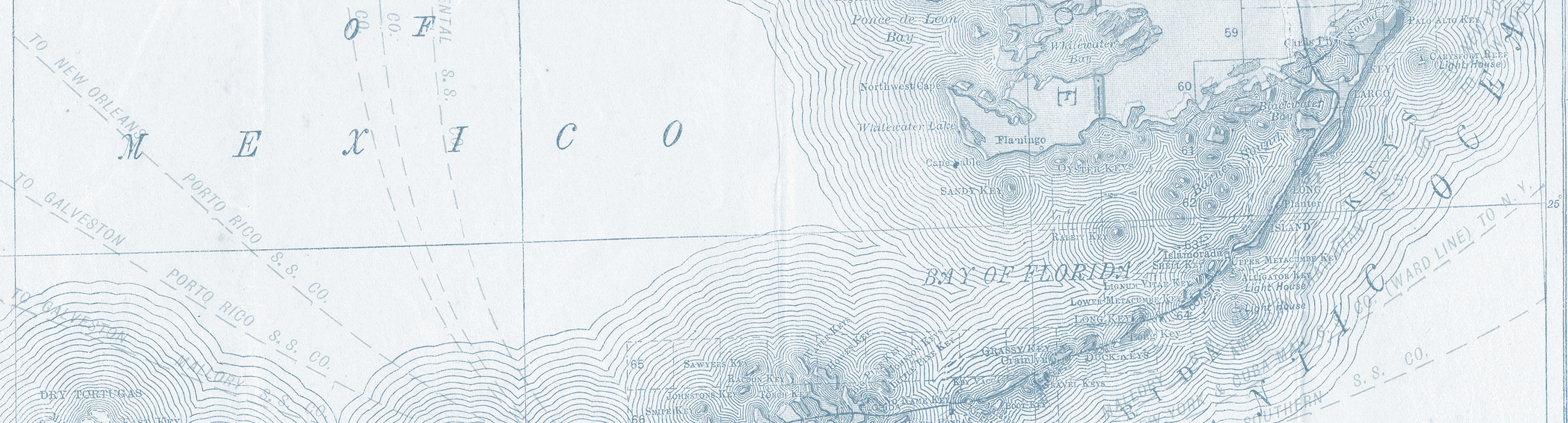 A map showing where Tackle Crafters used to fish in their performance fishing apparel