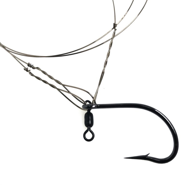 BFT Big Fish Tackle – Stinger Single Rig Pig Shad Jr – Montatura Per Pesca A 30 Kg Di Capacità – Nuovo