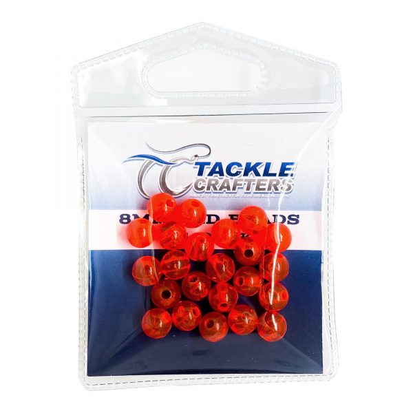 8mm Red Beads 24 Pack